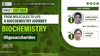 Basics Of Oligosaccharides  Biochemistry CUET PG 2024  L3 [upl. by Haras781]