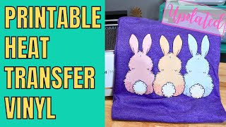 The Ultimate Guide to Printable Heat Transfer Vinyl with Cricut for beginners [upl. by Trebo]