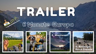 Fahrradreise als Frau mit Hund 6 Monate durch Europa  Bike Touring Europe [upl. by Krisha]