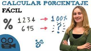 Calcular porcentaje fácil  Matemáticas de primaria [upl. by Lladnek850]