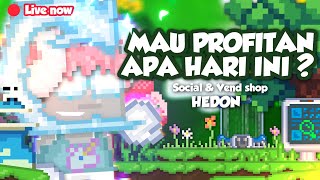 NGURUS VENDSPOT BLOCKTT  LIVE GROWTOPIA INDONESIA [upl. by Ailsa]