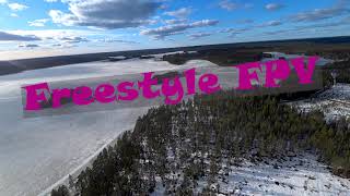 Walkera F210 Winter time FPV Freestyle [upl. by Anelahs]