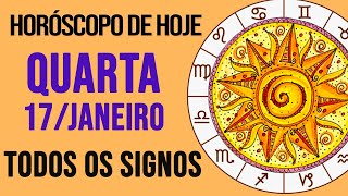 HORÓSCOPO DE HOJE  JANEIRO  DIA 17012024  Todos os Signos [upl. by Yaral865]