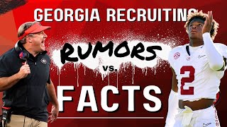 Georgia recruiting Rumors vs FACTS [upl. by Rimidalb]