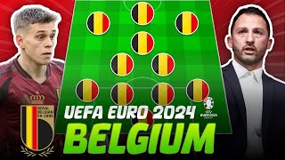 🇧🇪 BELGIUM Potential Lineups UEFA Euro 2024 ft Kevin De Bruyne Leandro Trossard Jeremy Doku [upl. by Quiteris]