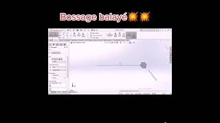 Solidworks bossage balayé lofted boss [upl. by Barbaraanne]