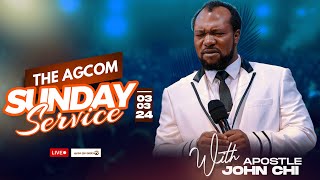 🔴LIVE AGCOM SUNDAY SERVICE BROADCAST WITH APOSTLE JOHN CHI 03032024 [upl. by Bocyaj842]