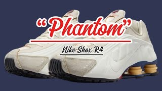 Nike Shox R4 “Phantom”  Detailed look  Price [upl. by Avitzur811]