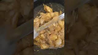 মুরগীর মাংস ভুনা।food cooking recipe shortschiken [upl. by Einnoj916]