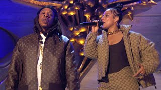 JAYZ and Alicia Keys REUNITE for Empire State of Mind Tony Awards Performance [upl. by Rabelais]