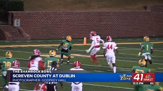 THE END ZONE HIGHLIGHTS Dublin hosts Screven County [upl. by Nnairet]