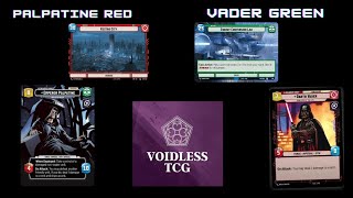 Star Wars Unlimited Monthly  Palpatine Red Vs Vader Green [upl. by Nochur]