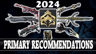 Warframe  Primary Weapon Recommendations For Each Mastery Rank 2024 [upl. by Peacock]