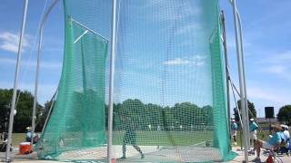 Sam Mattis Final High School Discus Throw 2012MOV [upl. by Riannon]