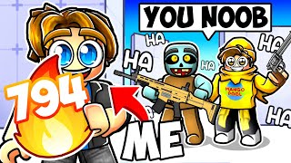 Pretending To Be NOOB To TROLL MY FRIENDS In ROBLOX Rivals [upl. by Lebam]