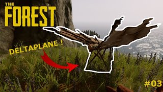 Comment trouver le DELTAPLANE  THE FOREST HARDCORE COOP  Ep03 [upl. by Kermie]