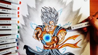 Graylick SSJ Ultimate Il mio sayan TOLG ART TOURAMENT speed drawing [upl. by Anirbus]