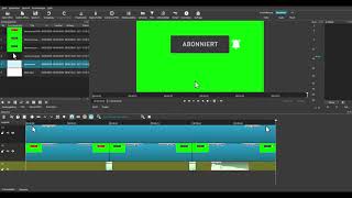 Shotcut Tutorial Animation ABONNIEREN Button als Greenscreen  deutsch [upl. by Cuttler]