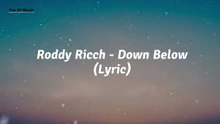 Roddy Ricch  Down Below Lyric [upl. by Willetta129]