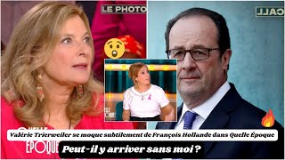 Valérie Trierweiler se moque subtilement de François Hollande dans Quelle Époque [upl. by Tegan]