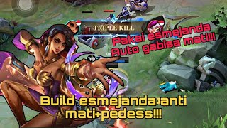 Meta baru❗️cara main esmeralda❗️anti mati❗️build esmeralda tersakit❗️gameplay esme mobile legend [upl. by Aindrea]