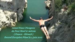 INCROYABLE PLONGEON DE 27 METRES [upl. by Bernete]