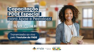 Webinar “Capacitação PDDE Especial para Apae e Pestalozzi” [upl. by Orenid]