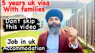 5 years uk visa from india  no more study visa  job in uk  house rent  Jalanadhar office [upl. by Yanffit]