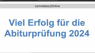 Viel Erfolg für die Abiturprüfung 2024 FOS  BOS Bayern [upl. by Dorelia206]