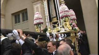 Processione Venerdi Santo Palermo Borgo vecchio 2009 parte 1 [upl. by Ivad316]