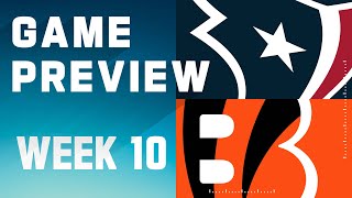 Houston Texans vs Cincinnati Bengals  2023 Week 10 Game Preview [upl. by Teagan281]