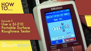 How To Ep09 Use a SJ210 Portable Surface Roughness Tester metrology [upl. by Poucher263]