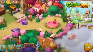 Gardenscapes  level 120 🏡 [upl. by Idelle726]