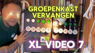 Groepenkast vervangen ⚡️XL video 7  Elektricien  ABB  Fuseboard  Amsterdam [upl. by Abie]