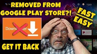 🚨 DOWNLOADER APP REMOVED FROM ANDROIDTV  HOW TO GET IT BACK 🚨 [upl. by Almund]