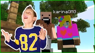 WINNING at the VERY END Playing Minecraft with Karina [upl. by Gaidano]