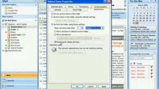 How to set permanent delete archiving in Outlook [upl. by Whitaker887]