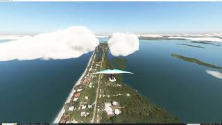 Cloud Entanglement Over quotGasparilla Islandquot Boca Grande Florida [upl. by Elatsyrc]