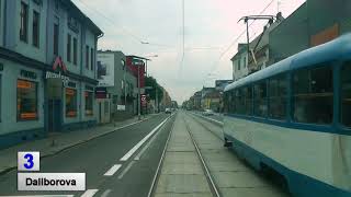 Tramwaje Ostrava 2018 linia 3 [upl. by De Witt]