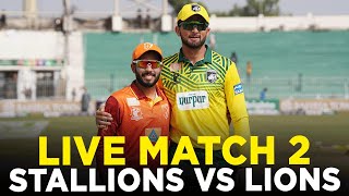 Live  Allied Bank Stallions vs Nurpur Lions  Match 2  Champions Cup 2024  M9A1K [upl. by Akinuahs]