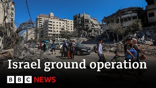 Israel prepares for ground assault on Hamas in Gaza  BBC News [upl. by Cord]