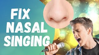 No more nasal singing How to stop singing through your nose [upl. by Greenwood]