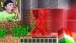 CHASING RED STEVE IN MINECRAFT REAL SIGHTING [upl. by Lindberg751]