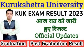 Kurukshetra University Result 2023  BA MA BSC MSC RESULT 2023  DISTANCE EDUCATION RESULT  DDE KUK [upl. by Allisirp798]