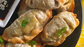 Air Fryer Potstickers Frozen Dumplings Gyoza Wontons [upl. by Riegel]