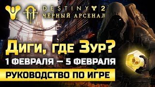 Destiny 2  Диги где Зур  1 февраля — 5 февраля [upl. by Meggy]