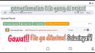 Penyelamatan File Yang Di Reject part 1 pngtree contributorindonesia [upl. by Presber]