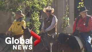 2022 Calgary Stampede Parade returns in fullforce  FULL [upl. by Mord]