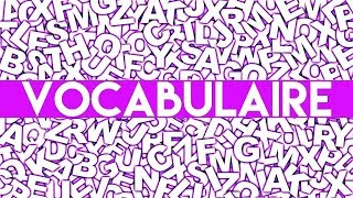 VOCABULAIRE  42 nouveaux mots à apprendre [upl. by Malkah4]