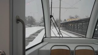 Czech Republic Ostrava tram 4 ride from Čistírny to Nová Huť jižní brána c2 [upl. by Eustache528]